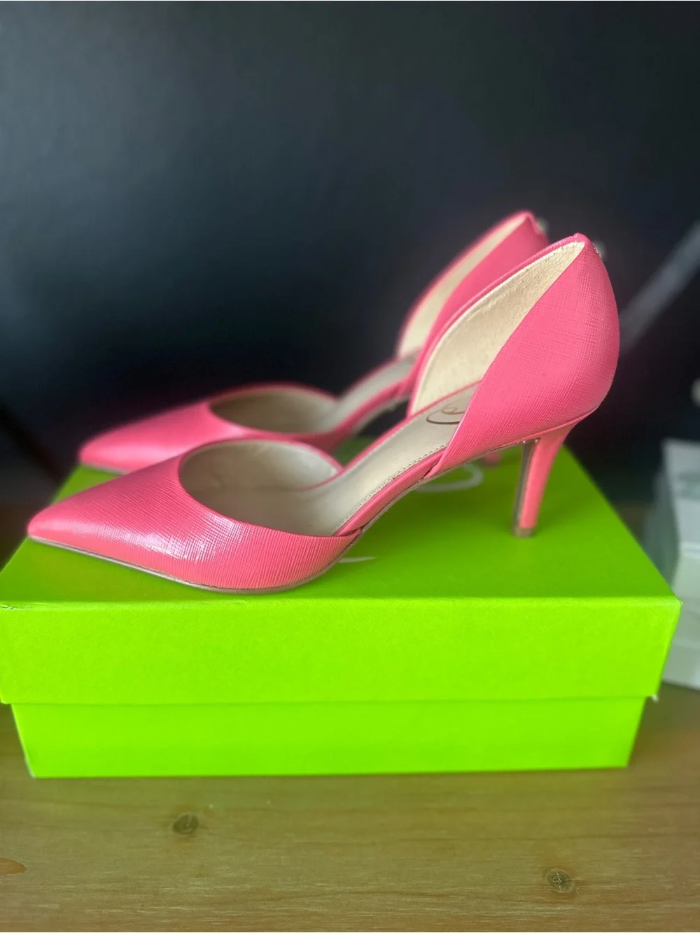 Sam Edelman Women's Rose Pink Pointed Toe Pumps